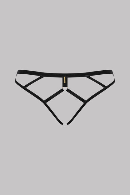 Culotte ouverte - Parure velours