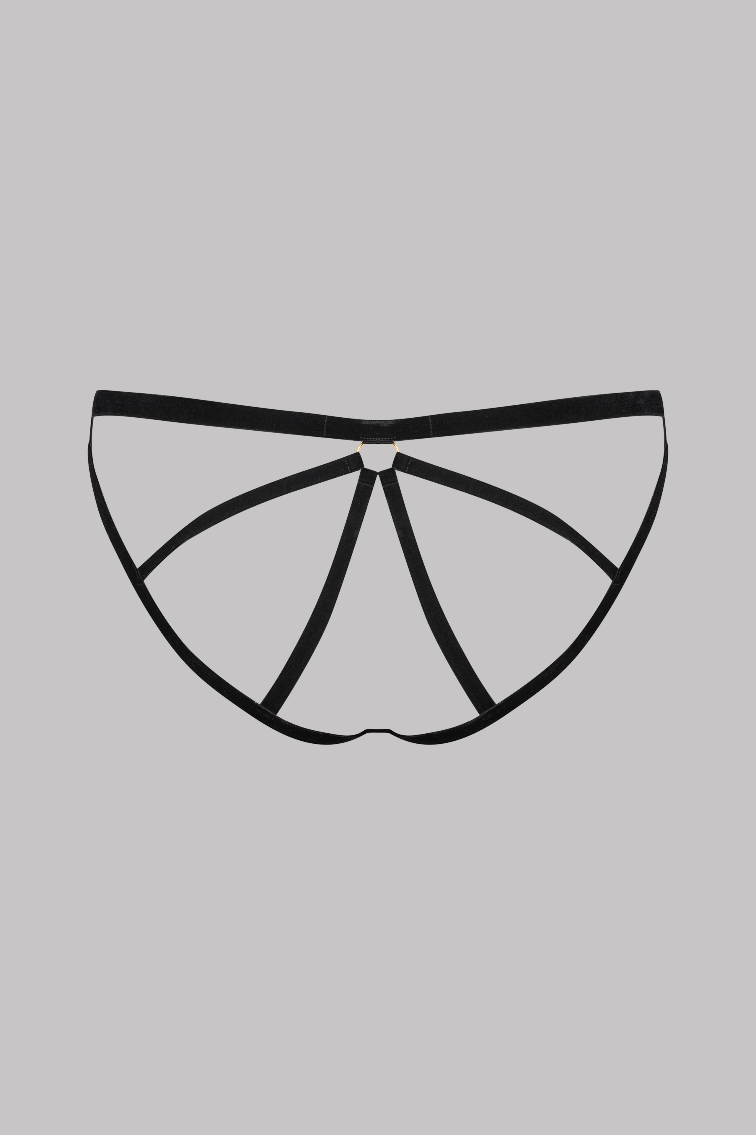 Nude velvet panties - Les Fétiches